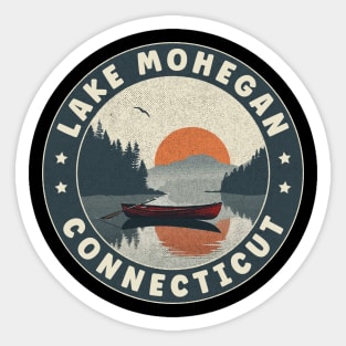 Lake Mohegan Connecticut Sunset Sticker